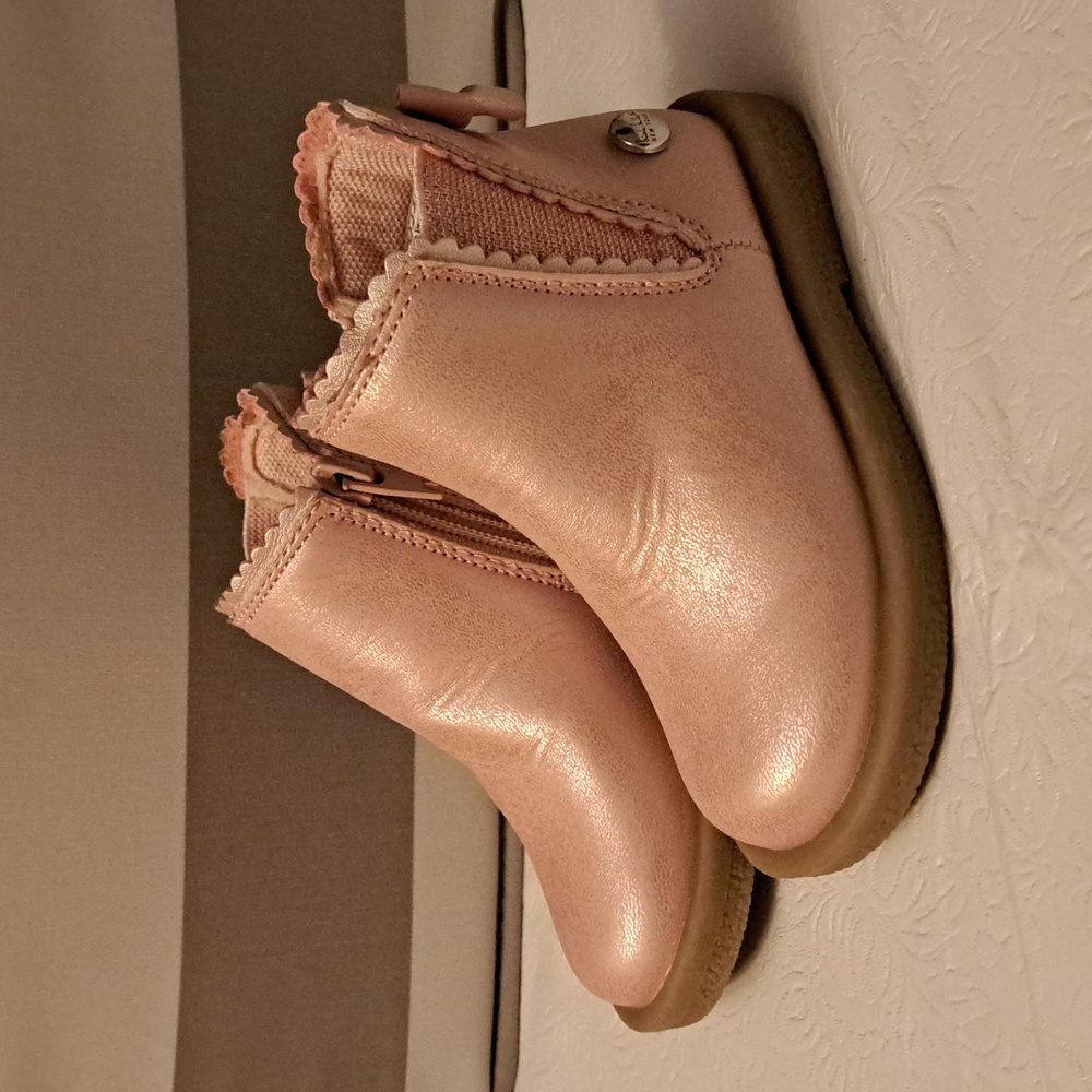 Pink Toddler Boots Size 6